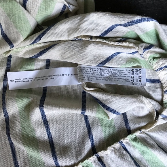 ZARA Rustic Dress with Ruffle Trim. Midi Dress - Picture 6 of 6